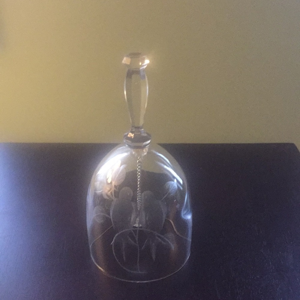 Bleikristall vintage crystal bell- RARE